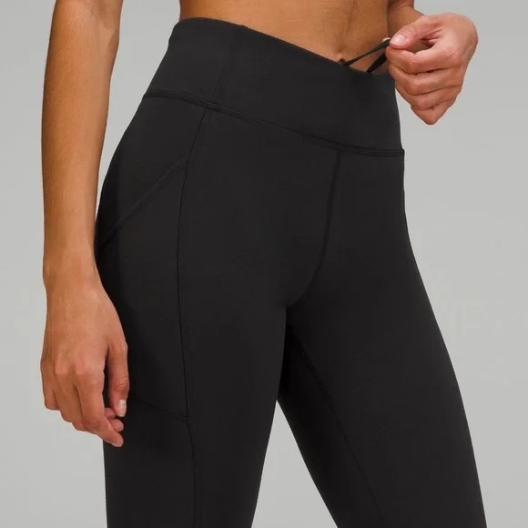 Lululemon Invigorate High Rise NWT Crop 23” size 4 black color - Picture 2 of 7